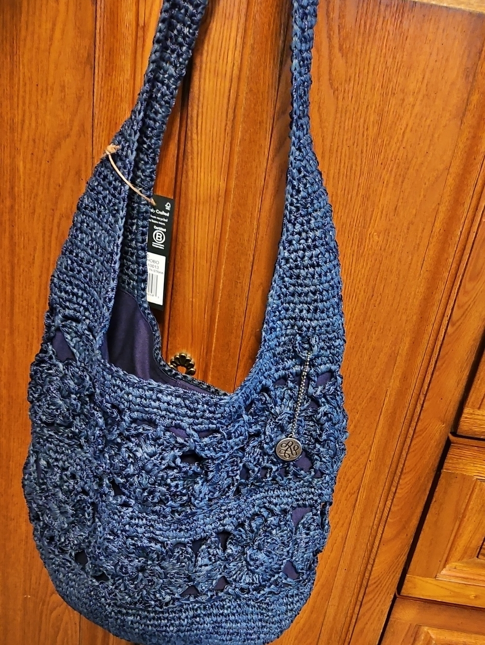 The Sak 120 Hobo Denim Tonal Straw